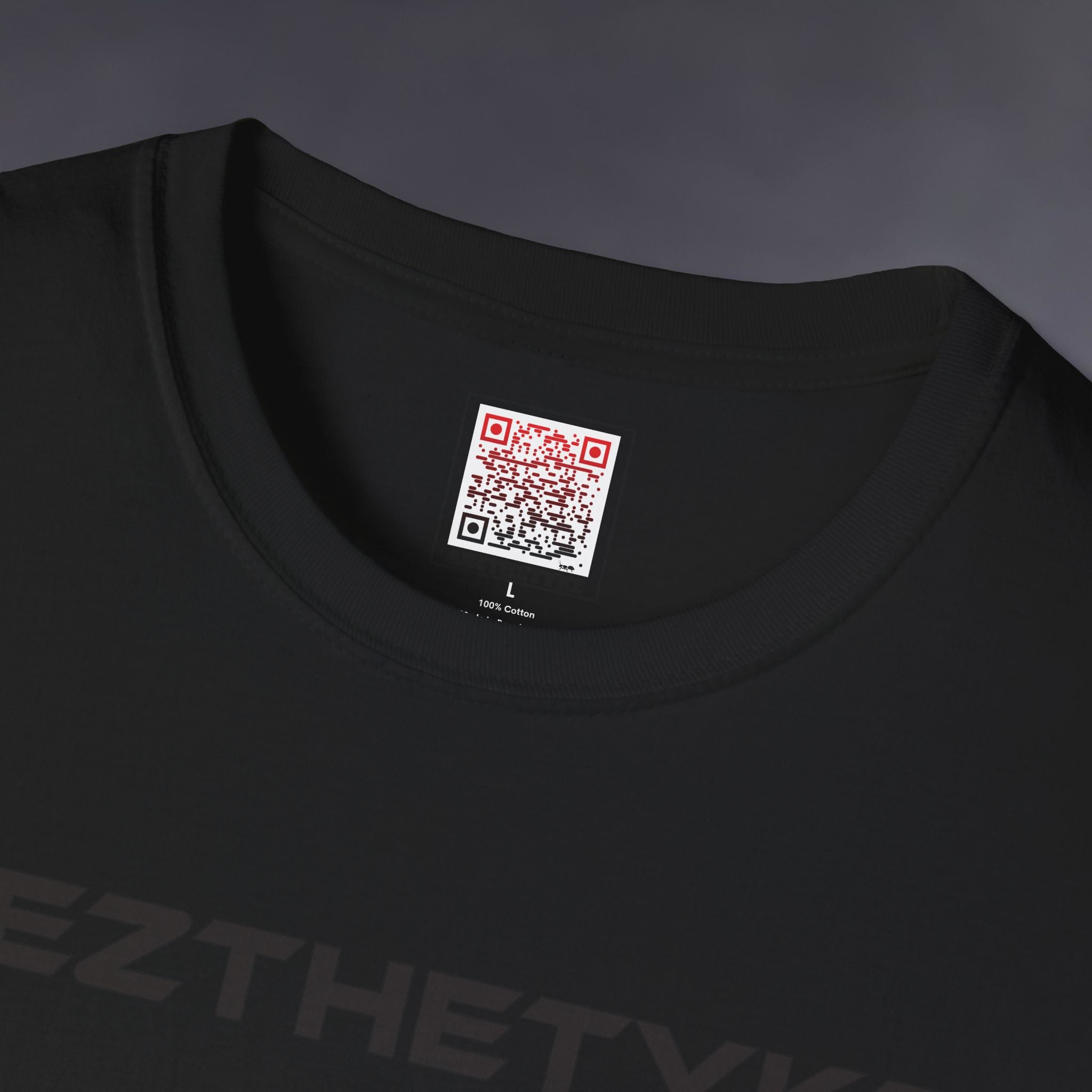 AEZTHETYKZ-Alien Mask: Graphic Print Tee Shirt