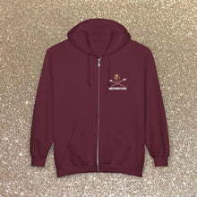Load image into Gallery viewer, Sentinel Zip Hoodie — AEZTHETYKZ Embroidered Sweatshirt

