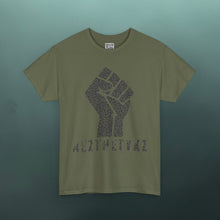 Load image into Gallery viewer, Resist Fist -AEZTHETYKZ: Graphic Print Cotton Tee Shirt
