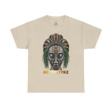 Load image into Gallery viewer, Gilded Mask: Graphic Print Heavy Cotton Tee Shirt
